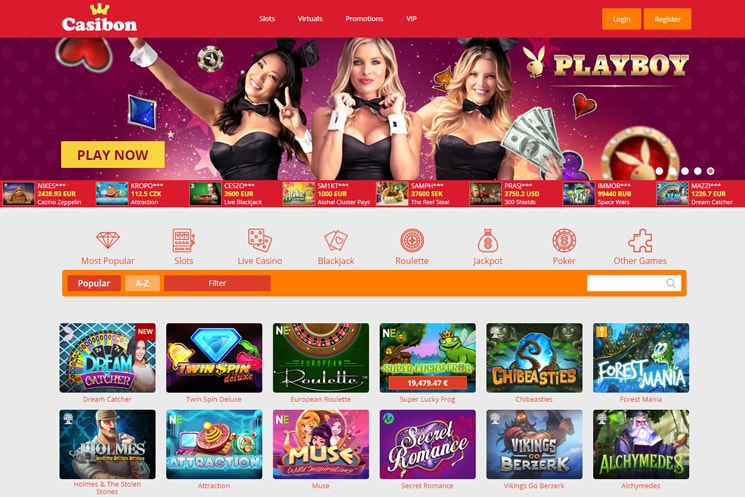 Casibon Casino Website-Design