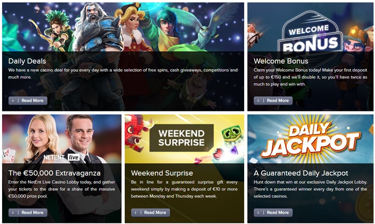 Casino Euro bonuses and deals