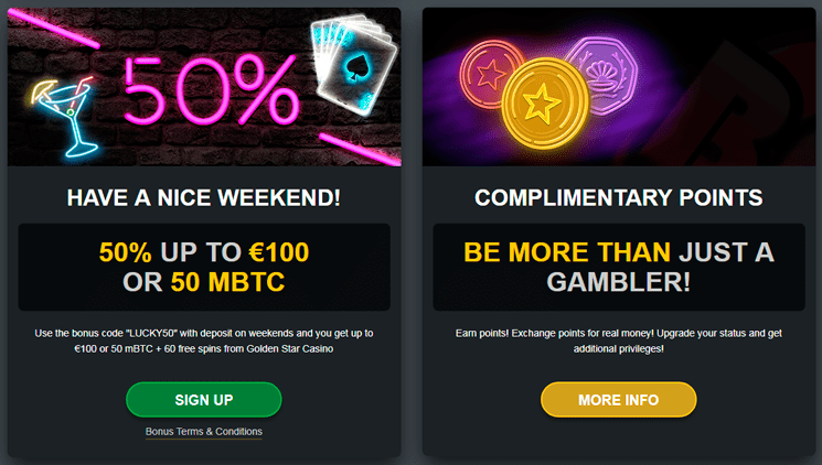 golden star online casino