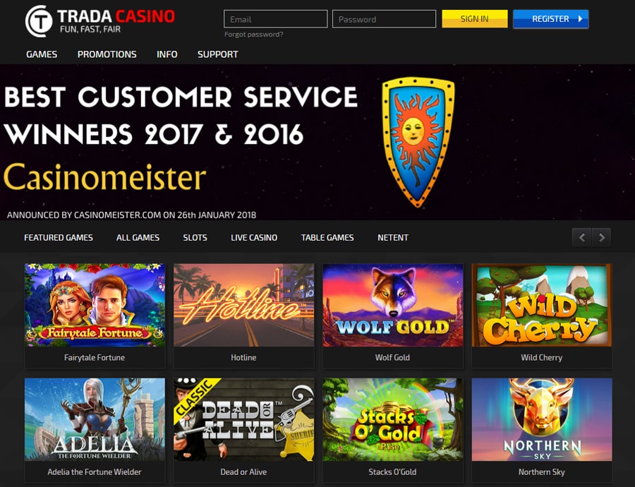 Trada Casino Review