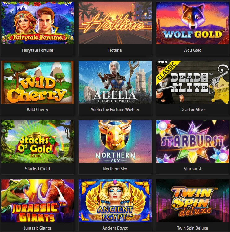 Trada Casino-Spiele und Spielautomaten