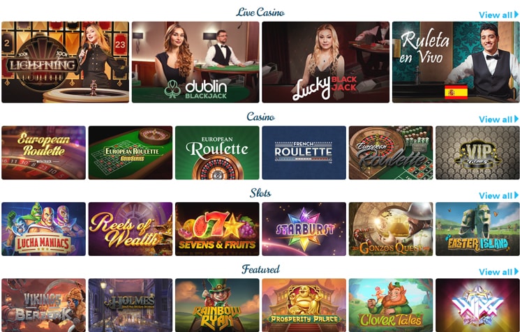 Jeux de casino Estrella