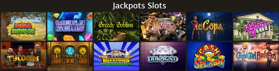 Jogos de Jackpots do Casino Extra