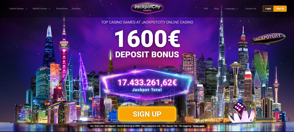 Jackpot City casino is one of the best online casinos out there