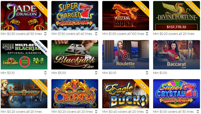 sugarhouse casino online