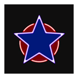Hot Neon Scatter symbol #4