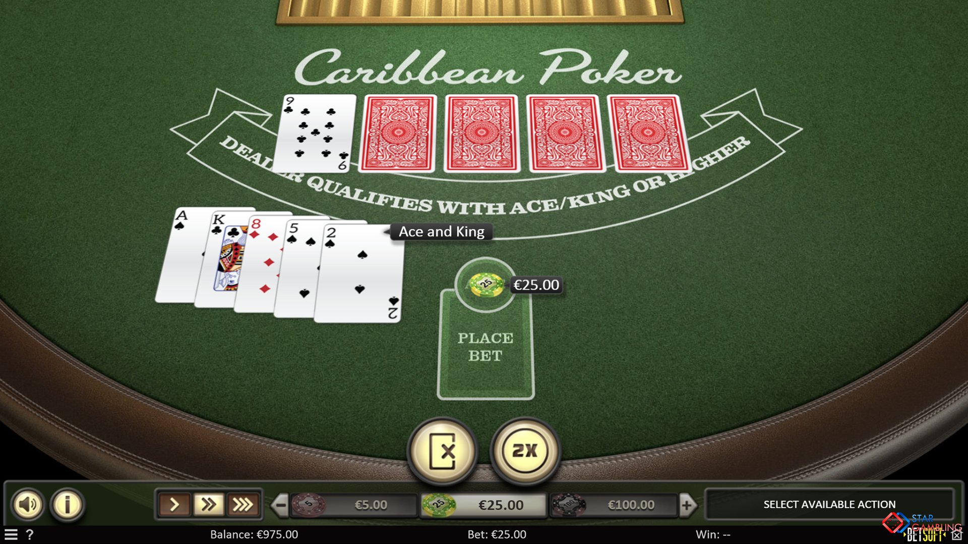 Caribbean Poker screenshot #2