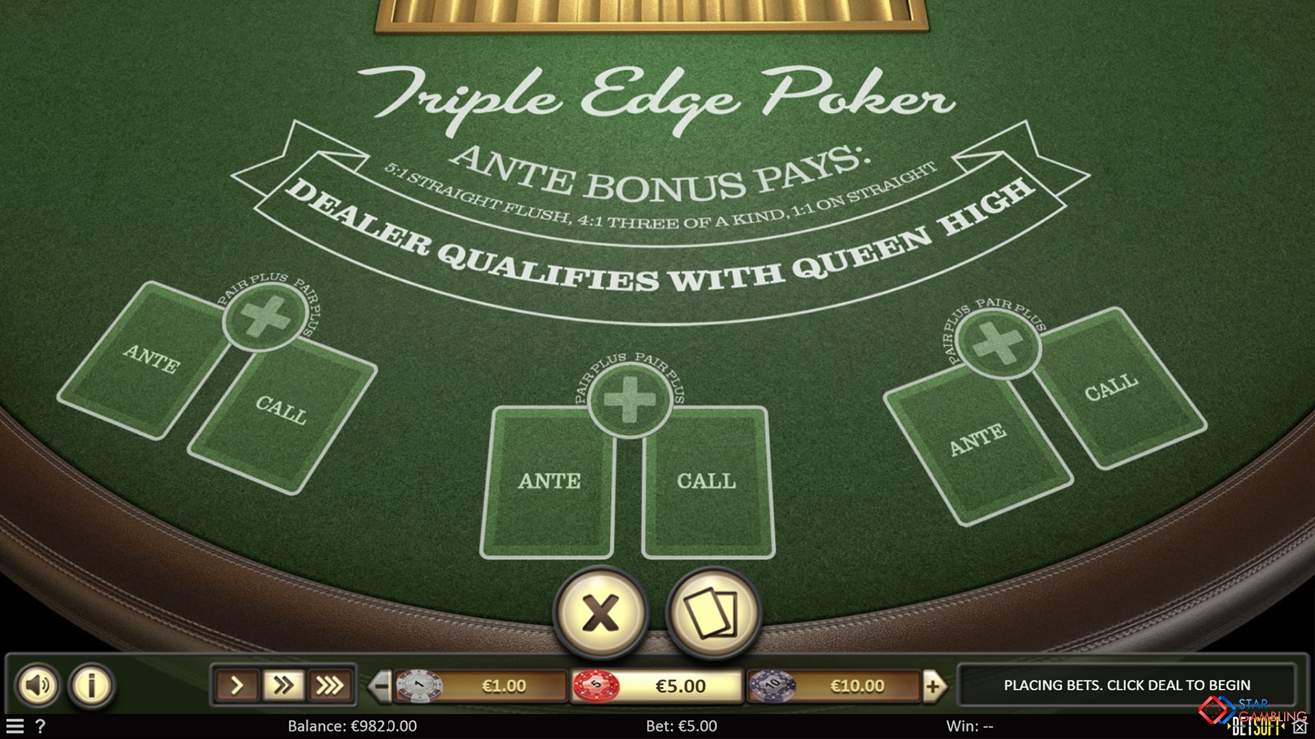 Triple Edge Poker screenshot #1