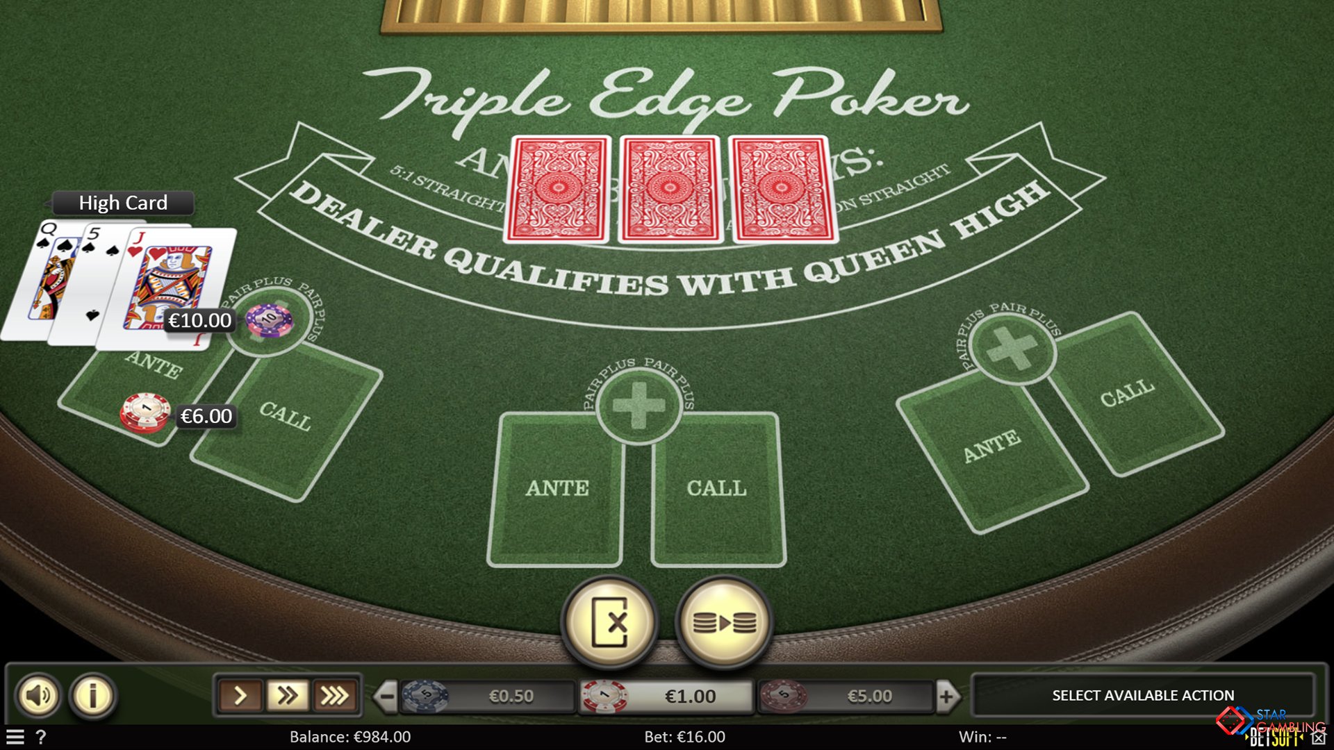 Triple Edge Poker screenshot #2