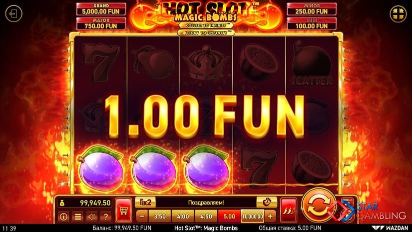 Hot Slot™: Magic Bombs screenshot #2