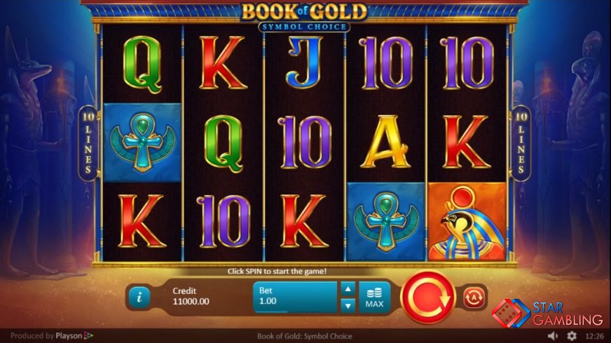 Book of Gold: Symbol Choice screenshot #1