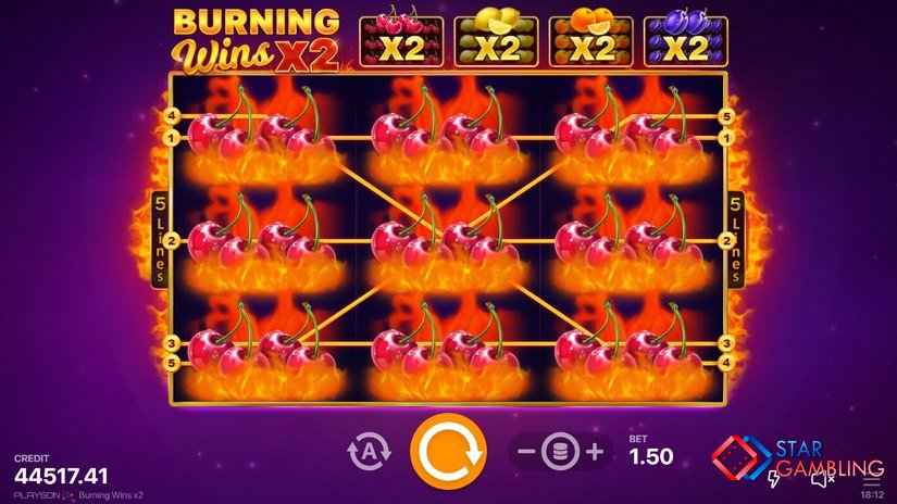 Burning Wins x2 screenshot #4