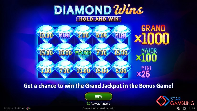 Diamond Wins: Hold & Win screenshot #1