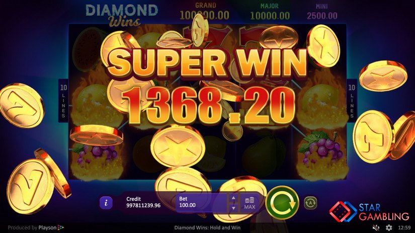 Diamond Wins: Hold & Win screenshot #7