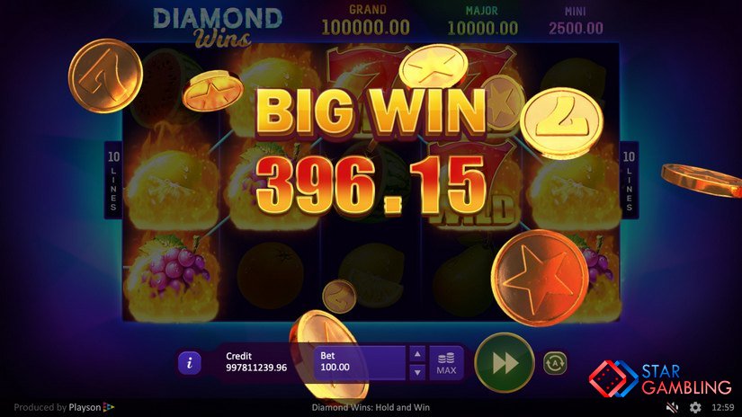 Diamond Wins: Hold & Win screenshot #6