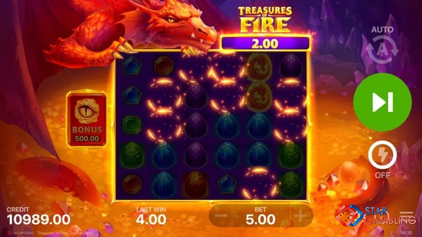 Treasures of Fire: Scatter Pays screenshot #2
