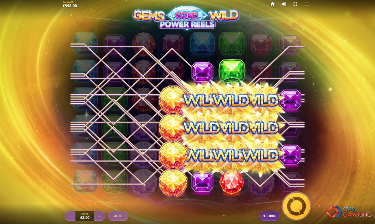 Gems Gone Wild Power Reels screenshot #2