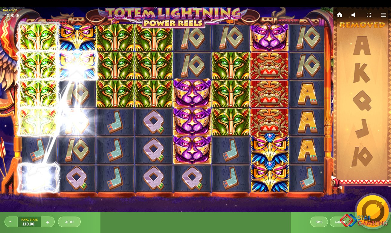 Totem Lightning Power Reels screenshot #2