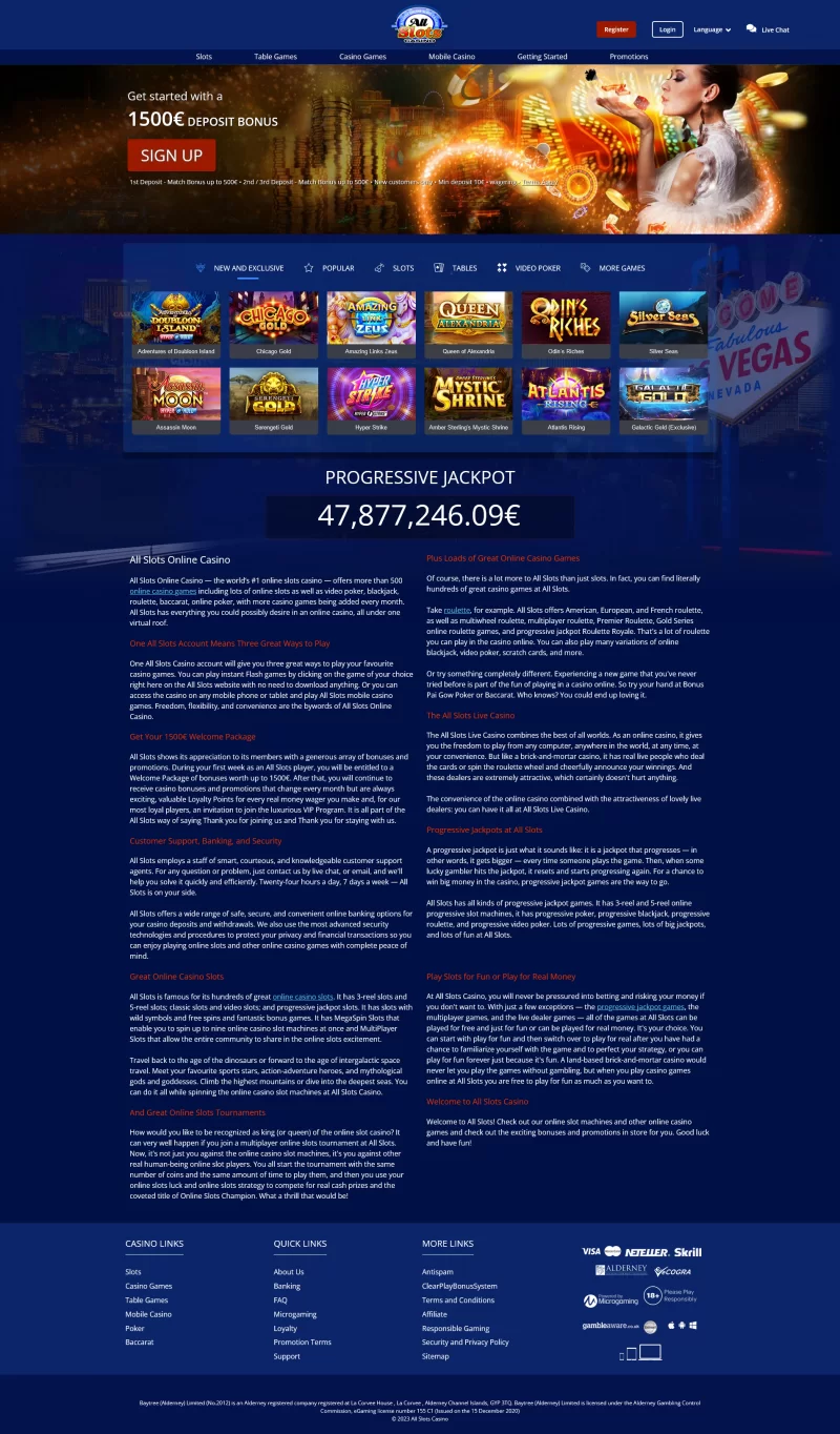 обзор All Slots казино