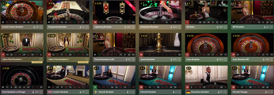 Lucky 31 Casino Live Dealer games